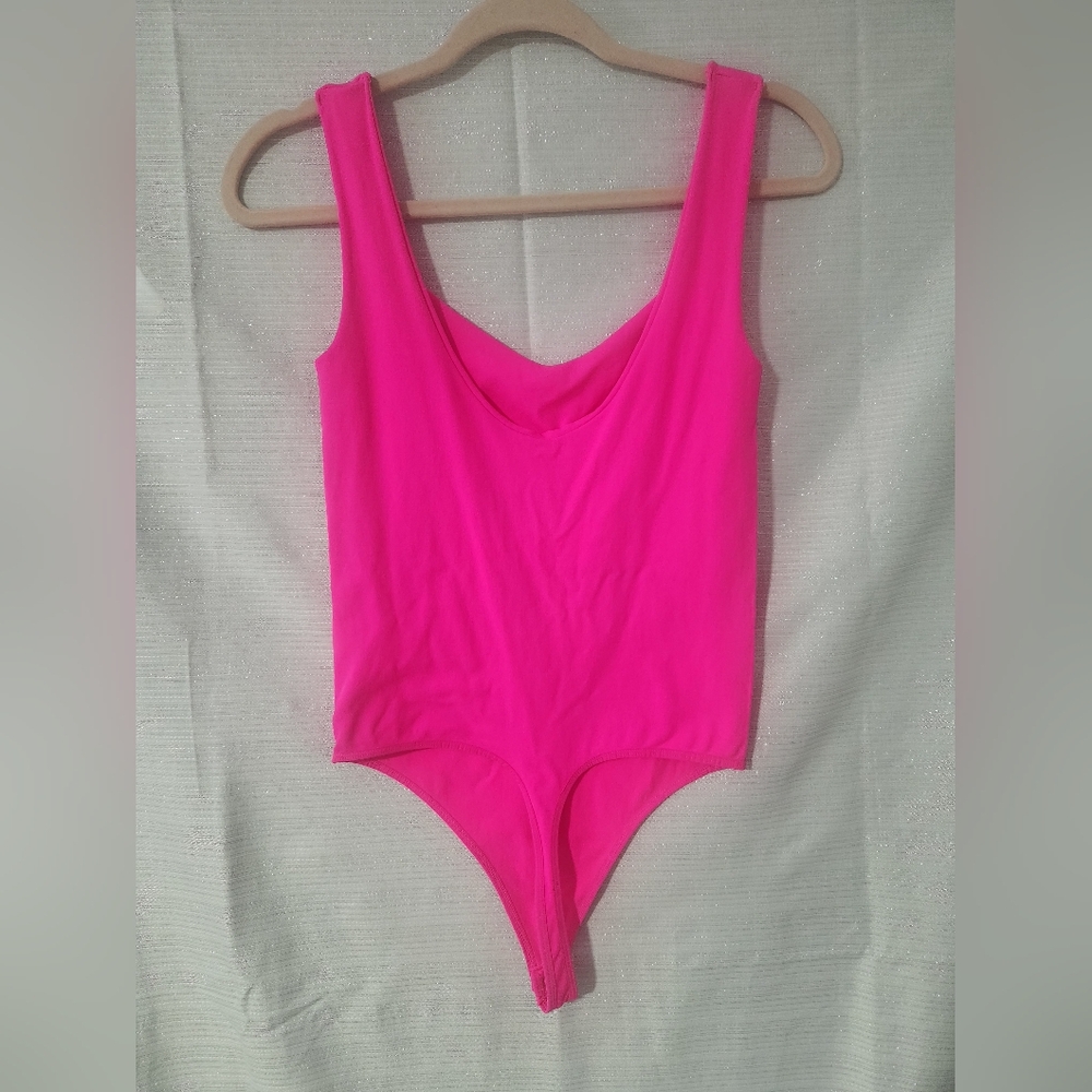 FREE PEOPLE INTIMATELY Pink Women's One-Piece Swimsuit SIZE M-L - Picture 5 of 9